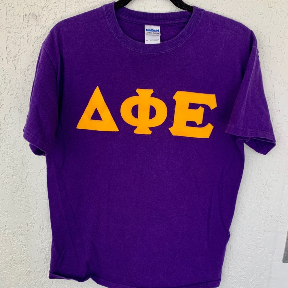Delta Phi Epsilon Lettered shirt